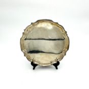 An Elizabeth II silver salver,
