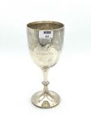 A George V silver trophy cup,