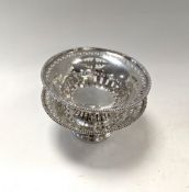 A pair of Edwardian silver bon bon dishes,