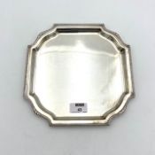 A George V silver waiter,