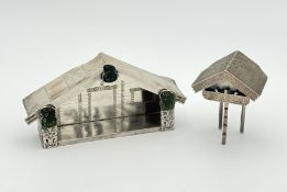 A Māori Whārenui meeting house,