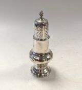 A George III silver sugar caster,