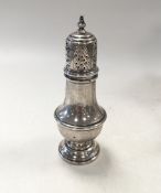 A George V silver caster,