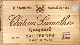 Chateau Lamothe Guignard, Sauternes 2007,