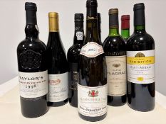 Mixed wine and port.