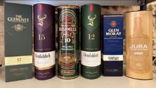 Whisky, mostly single malts.