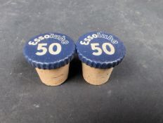 Pr. Essolube 50 oil bottle cork caps