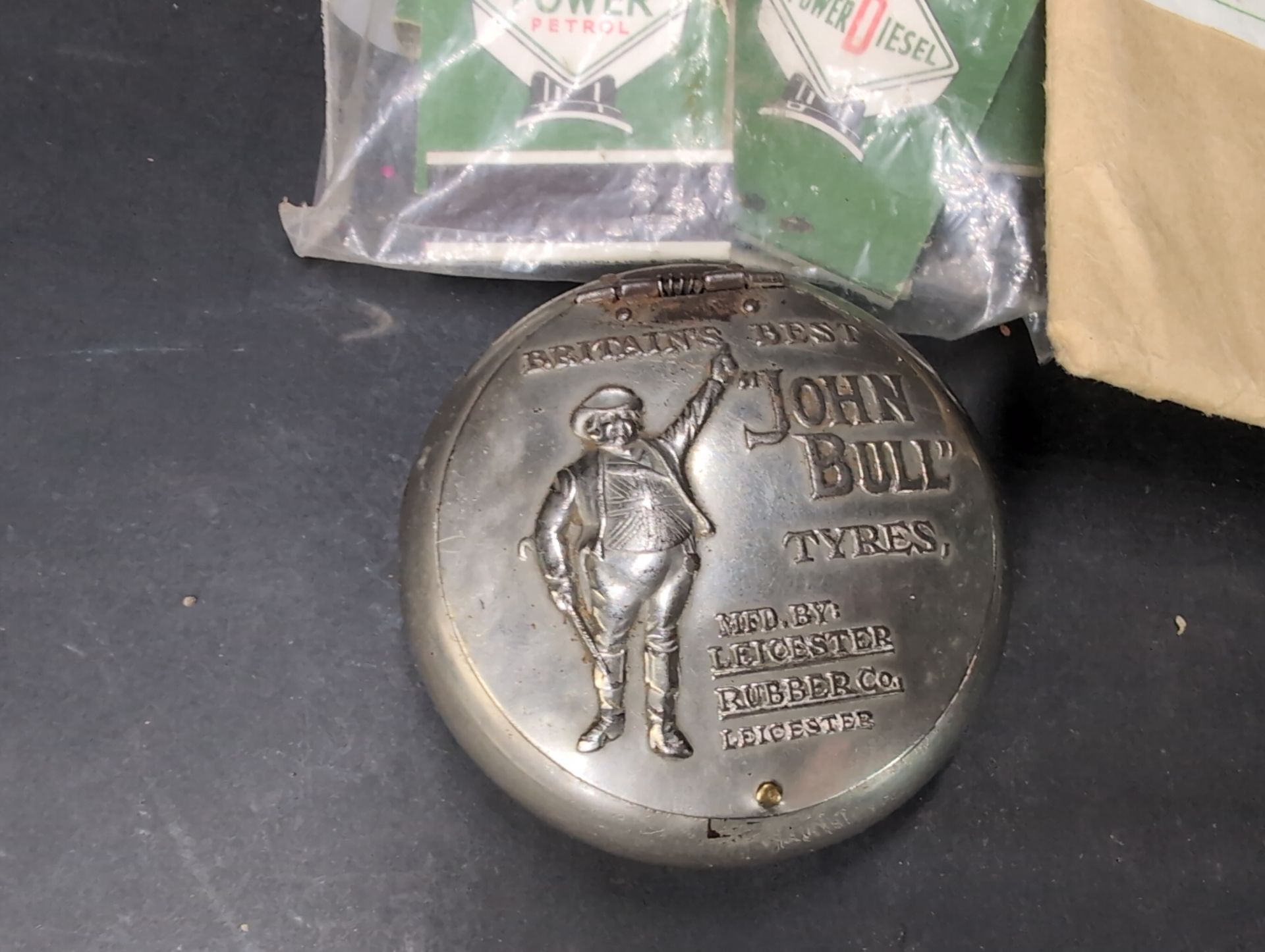 John Bull snuff tin t/w Power Petrol invoices, Shell & Esso tissues etc - Image 5 of 7