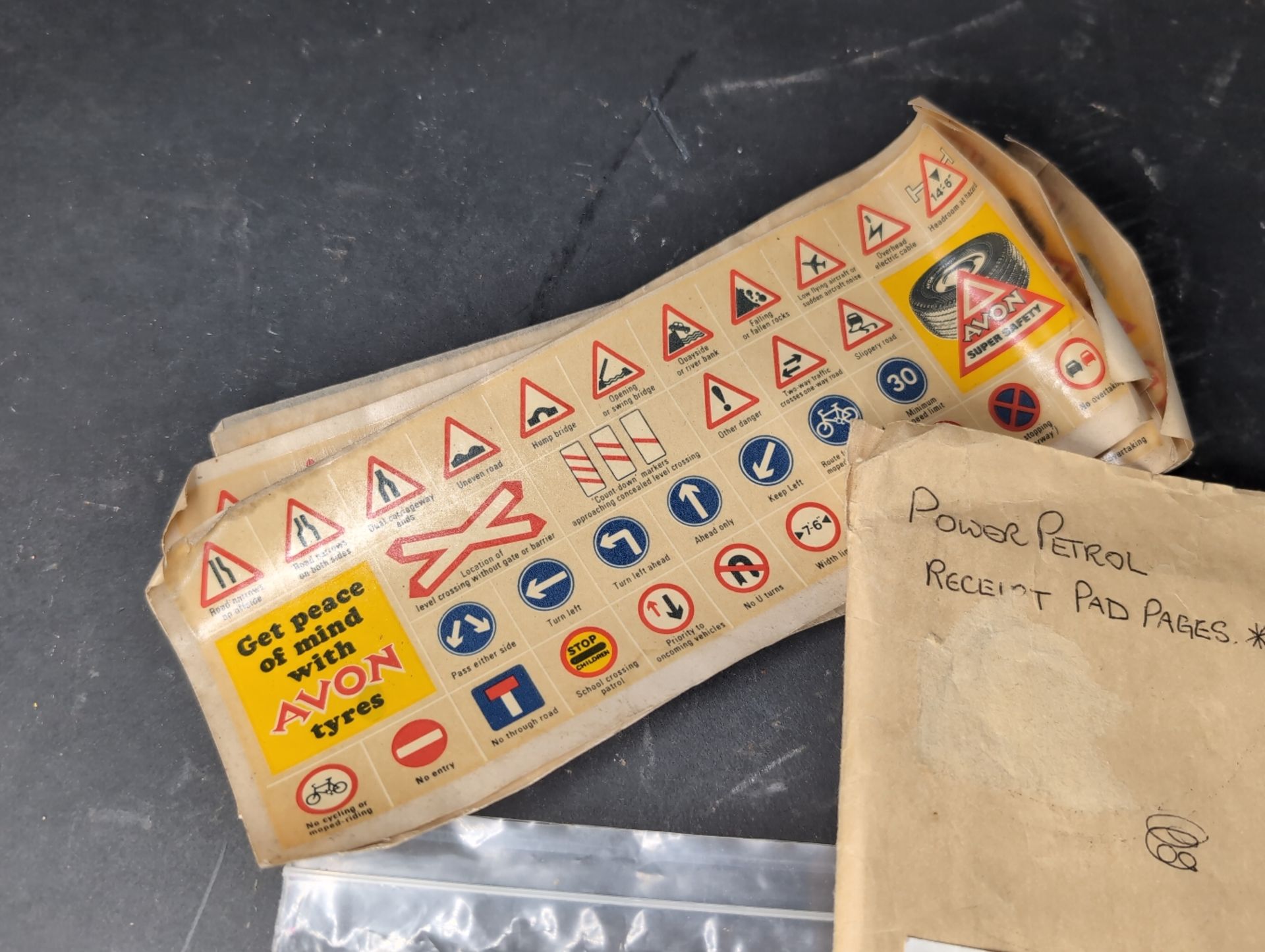 John Bull snuff tin t/w Power Petrol invoices, Shell & Esso tissues etc - Image 7 of 7