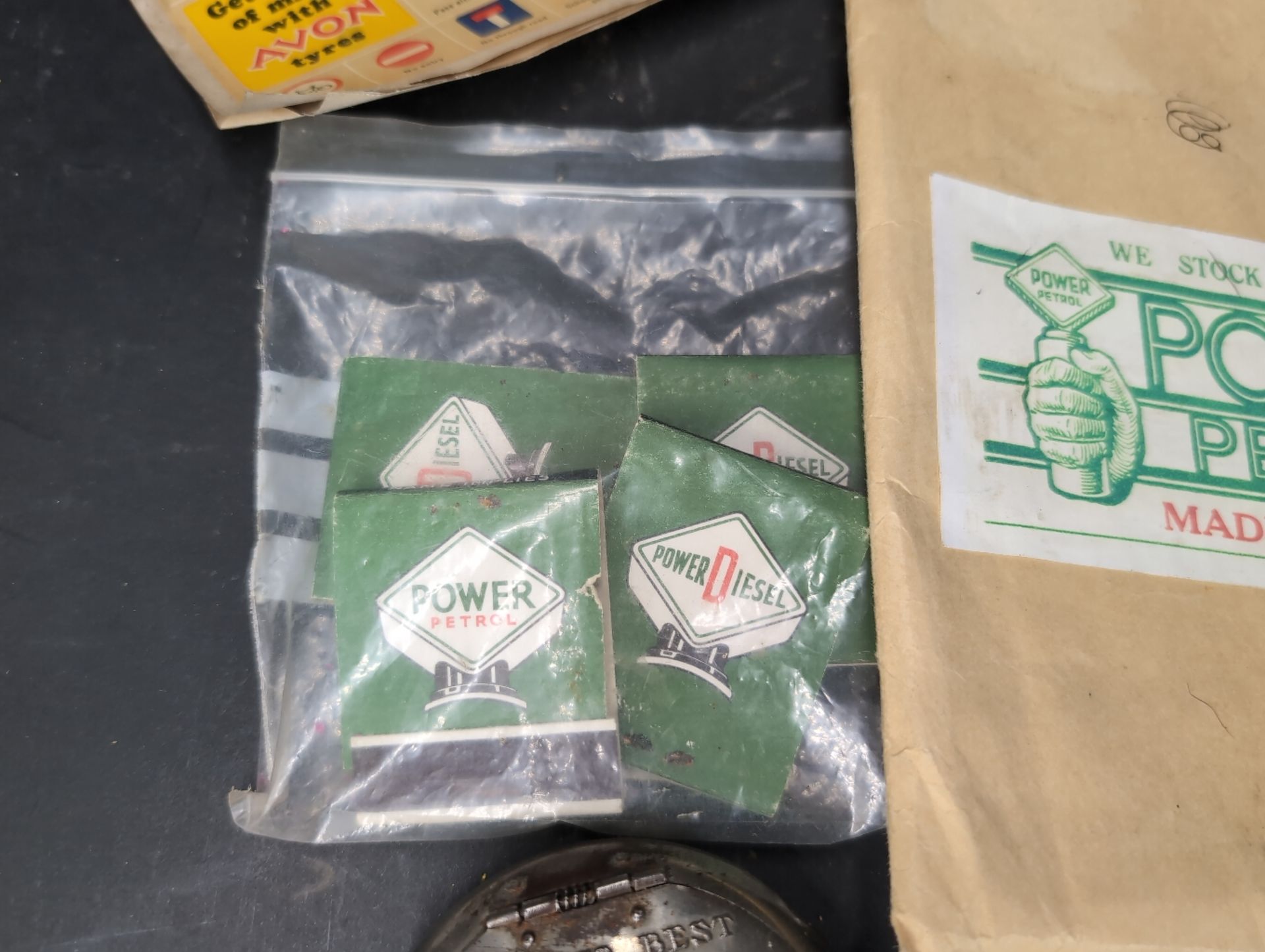 John Bull snuff tin t/w Power Petrol invoices, Shell & Esso tissues etc - Image 4 of 7