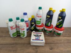 Castrol Grease, Duckhams oil, BP Gear Oil, a qty NOS bottles