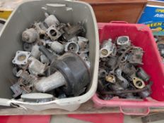 Qty SU carburettor parts 