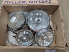 4no. Auxiliary driving lamps, Bosch etc