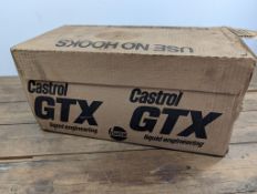 Qty Castrol GTX plastic oil bottles, NOS