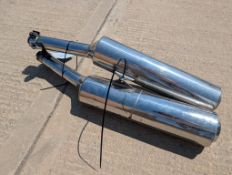 Pr. Honda motorcycle exhaust pipes