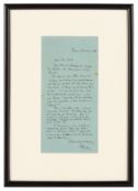 Escher (Maurits Cornelis) Autograph letter signed (