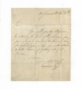 Egg (Augustus) Autograph letter signed