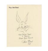 Jones (Chuck) Original pencil sketch of Bugs Bunny