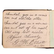 Autograph Album.- Vintage Entertainers Empire, Cardiff, c. 1920s