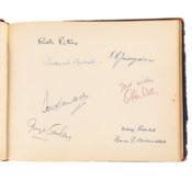 Autograph Album.- Actors & Entertainers Star Sound Studios, c. 1950s