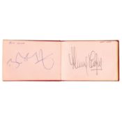 Autograph Album.- Entertainers & Musicians c. 1970s