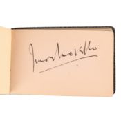 Autograph Album.- Vintage Actors c. 1930s