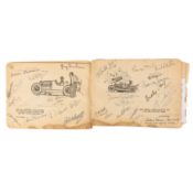 Autograph Album.- Racing Car Drivers c. 1910s-1950s