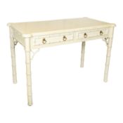 Hollywood Regency Style, Britain Palm Beach Style Desk 