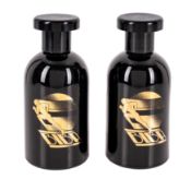 Biba, London Two Apothecary Style Shampoo Bottles 