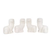 Jonathan Adler, American Two Pairs of Staffordshire Style Poodles 