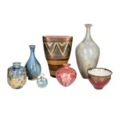 Studio pottery by various makers Mary Rich, Tony Laverick