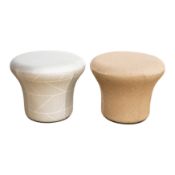 Pierre Paulin (French 1927-2009) for Artifort Pair of Mushroom Ottomans