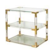 Jonathan Adler, American 'Jacques' Two Tier Side Table 