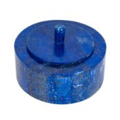 Art Deco Style A lapis lazuli box and cover