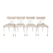 Jonathan Adler, American Set of Four 'Rider' Dining Chairs