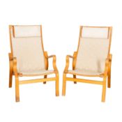 Finn Ostergaard (Danish, 20th Century) for Kvist Møbler Pair of Lounge Chairs