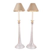20th Century, Murano, Italy Pair of table lamps 