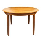 Henning Kjaernulf (Danish 1911-1975) for Soro Stolefabrik Model 62 Extending Dining Table 