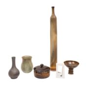 Studio Pottery by Various Makers Gordon Cooke, Yelland, and others