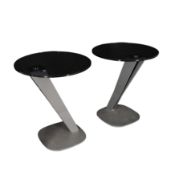 Emanuele Zenere (Italian, 21st Century) for Cattelan Italia Pair of 'Falco' Side Tables 