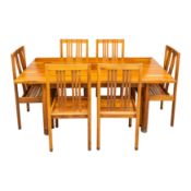 Alan Peters (British 1933-2009) Six Piece Dining Suite 