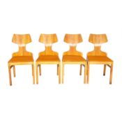 Meredew, Britain Set of four Modernist Dining Chairs 