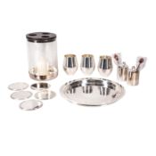 Puiforcat, France Collection of contemporary silver plate