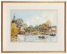 § Bert Wright (British, b.1930) The Thames in Sunbury