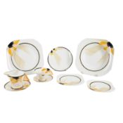 Shelley, England Vogue Sunray part tea set