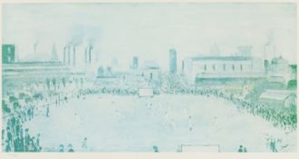 § After Laurence Stephen Lowry R.A. (British, 1887-1976) Lancashire League Cricket Match