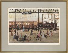 § Helen Bradley (British, 1900-1979) Blackpool Station