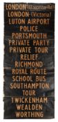 Vintage Bus Destination Blind