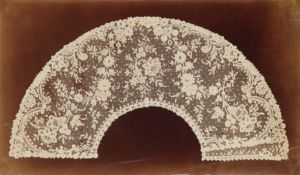 Unknown Photographer (19th cent.) Lace Fan Studies, c.1890s