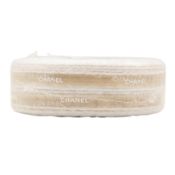 Chanel Beige Organza Thin Ribbon